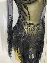 Load image into Gallery viewer, Tassel Mesh Transparent Dress