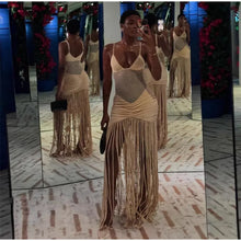 Load image into Gallery viewer, Hollow Out See-through Long Dress
