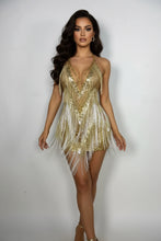 Load image into Gallery viewer, Evening Gowns Stretch Mesh Mini Dress