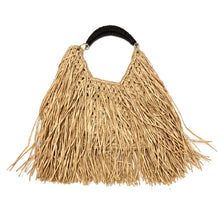 Load image into Gallery viewer, Bohemian Fringe Straw Tote