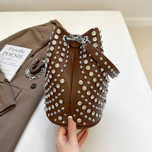 Load image into Gallery viewer, Studded Bucket Bag