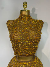 Load image into Gallery viewer, Luxury Rhinestone Mesh See Through
