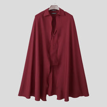 Load image into Gallery viewer, Men Sets Solid Color Lapel Long Sleeve Long Style