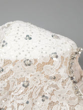 Load image into Gallery viewer, Spliced Lace Temperament Dress