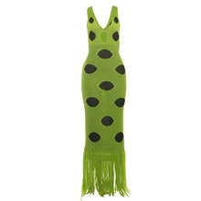 Load image into Gallery viewer, See Through Knitted Maxi Dress