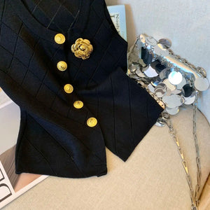 Vintage Elegant Luxury Chic Vest