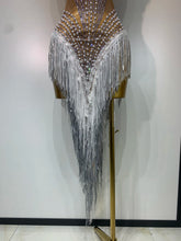 Load image into Gallery viewer, Sparkly Rhinestone Mesh Dress
