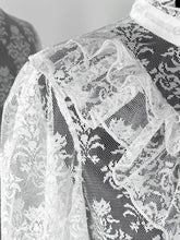 Load image into Gallery viewer, Lace Ruffled Printed Shirt