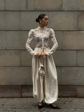 Load image into Gallery viewer, Elegant Lace See Through Shirt