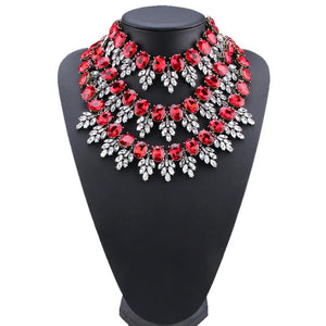 Bohemian Handmade Rhinestones Necklace