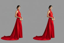 Load image into Gallery viewer, Evening Dress Satin