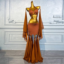 Load image into Gallery viewer, Customized Luxury Rhinestone High-end Satin Set