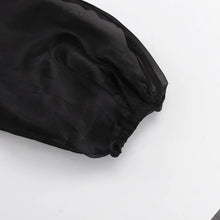 Load image into Gallery viewer, Casual Black Mesh See Through