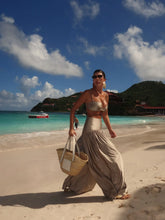 Load image into Gallery viewer, Satin Beach Cover‑Up