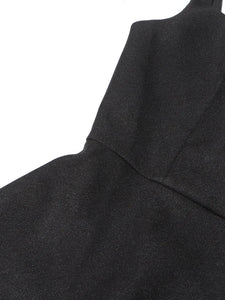 Colorblack Slimming Elegant Long Dress