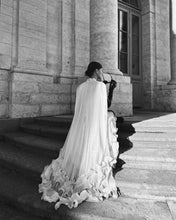 Load image into Gallery viewer, Solid White Ruffle Maxi Dress