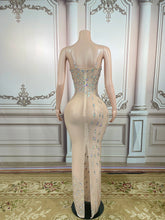 Load image into Gallery viewer, Evening Celebrate Long Dress See Through