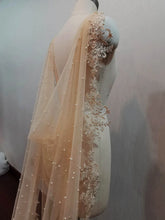 Load image into Gallery viewer, 2 Meters Long Lace Bridal Cape