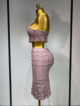 Load image into Gallery viewer, Luxury Birthday Bandage Two Piece Set