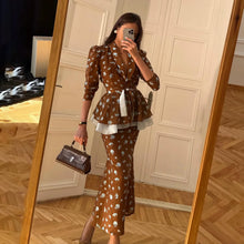 Load image into Gallery viewer, Floral Printing Gauze Patchwork Skirt Suit