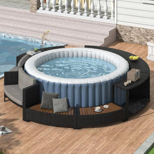 Load image into Gallery viewer, Rattan Patio Sofa Set
