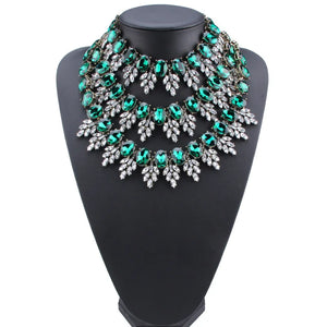Bohemian Handmade Rhinestones Necklace