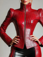 Load image into Gallery viewer, Leather PU Jacket