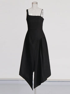 Colorblack Slimming Elegant Long Dress