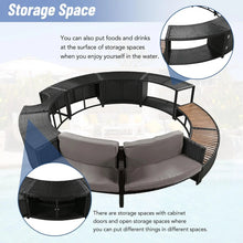 Load image into Gallery viewer, Rattan Patio Sofa Set