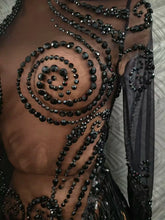 Load image into Gallery viewer, Tassel Mesh Transparent Dress