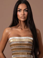 Load image into Gallery viewer, Seraphina Fringe Couture Dress