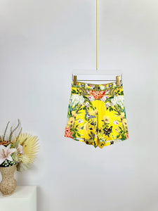 Yellow Flower Print