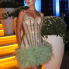 Load image into Gallery viewer, Corset Mini Dress