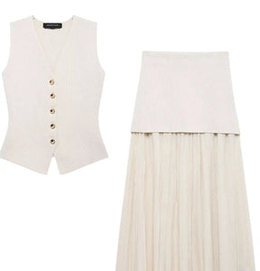 Fashion Dating Skirt Set