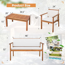 Load image into Gallery viewer, Patio Furniture 4 Piece