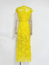 Load image into Gallery viewer, 3D Flowers Dress