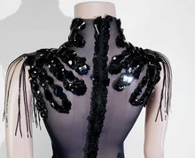 Load image into Gallery viewer, Rhinestone rhinestone Bodysuit