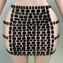 Load image into Gallery viewer, Rhinestone Mesh Dress