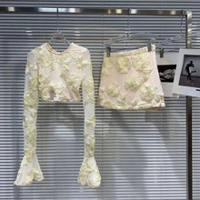Load image into Gallery viewer, High Waist Skirt Set