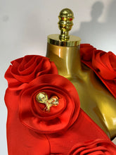 Load image into Gallery viewer, 3D Flower Sleeveless Bodycon Bandage Dress