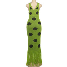 Load image into Gallery viewer, See Through Knitted Maxi Dress