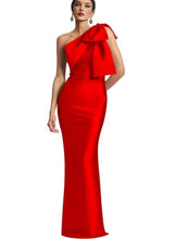 Load image into Gallery viewer, Elegant One Shoulder Mermaid Prom Dress