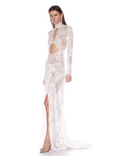 Load image into Gallery viewer, Lace Cut Out Design Long Dress