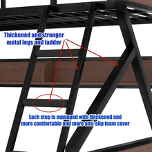 Load image into Gallery viewer, Duty Metal Twin Over Full Bunk Bed