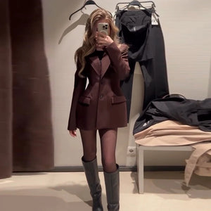 Jacket Mini Skirt Set