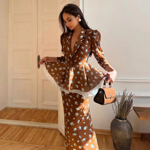 Load image into Gallery viewer, Floral Printing Gauze Patchwork Skirt Suit