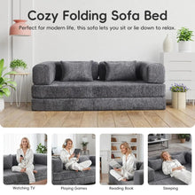 Load image into Gallery viewer, 5-in-1 Convertible Folding Sofa Bed
