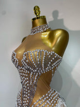 Load image into Gallery viewer, Sparkly Rhinestone Mesh Dress