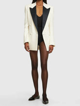 Load image into Gallery viewer, Color-block Slim Fit Blazer