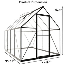 Load image into Gallery viewer, 6x8FT Polycarbonate Greenhouse